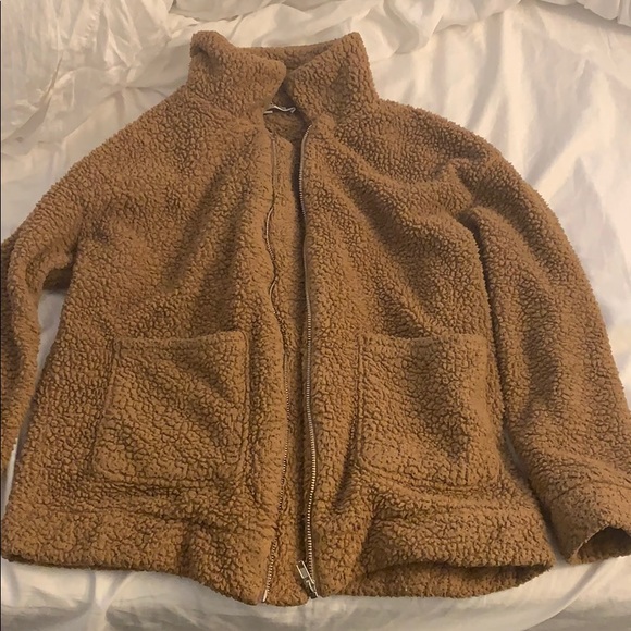 ecowish fuzzy jacket